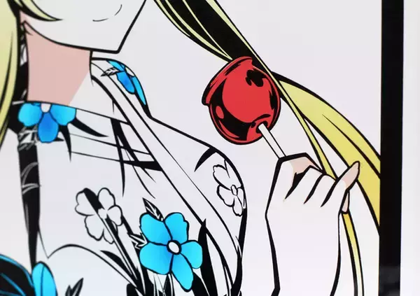 「「SAO アリシゼーション WoU」アリスの浴衣姿のカラー切り絵が登場！林檎飴を片手に夏祭りをイメージ♪」の画像