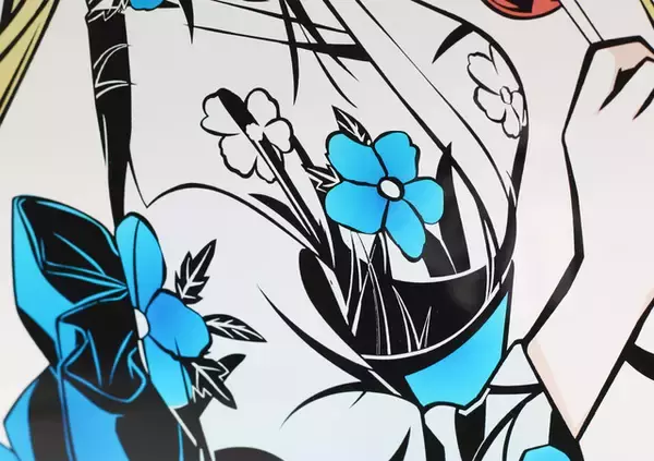 「「SAO アリシゼーション WoU」アリスの浴衣姿のカラー切り絵が登場！林檎飴を片手に夏祭りをイメージ♪」の画像