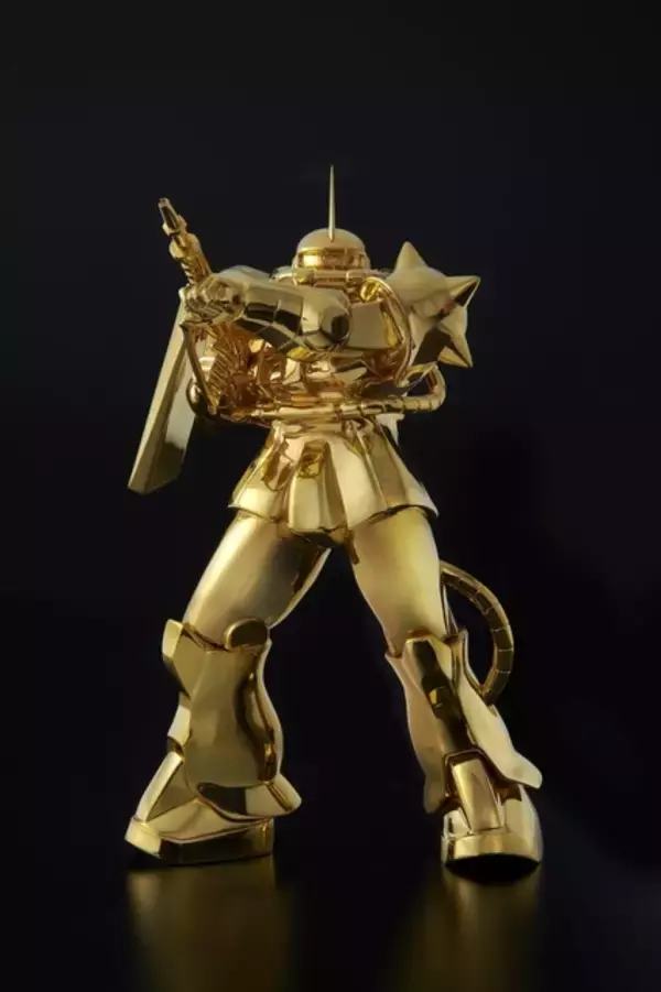 「「機動戦士ガンダム」RX78-2ガンダム＆シャア専用ザクIIが純金像に！ 価格は2,640万円」の画像