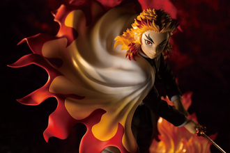 「鬼滅の刃」炎の呼吸の使い手、煉獄杏寿郎がスケールフィギュアで登場！