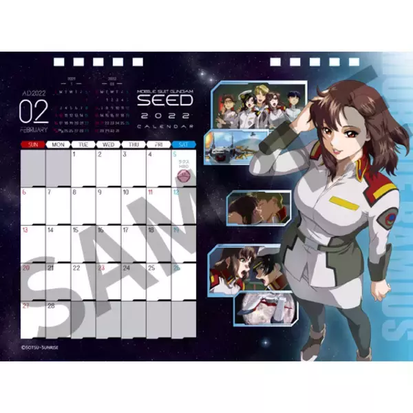 「「ガンダム SEED」描き下ろしイラストの卓上カレンダー登場 ムービック＆プレミアムバンダイなら特典も」の画像