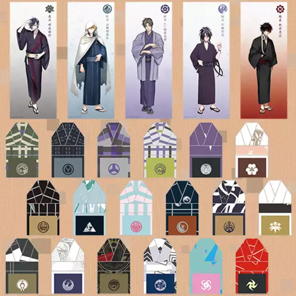 「「刀剣乱舞」山姥切国広ら全23振りの“軽装”刀剣男士がてぬぐいに！キャラくじ登場」の画像