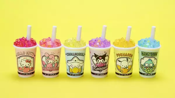 「サンリオ」夏にぴったり！ ドリンクみたいなリップバーム＆マスク用リフレッシュスプレーなど、新作プチプラコスメ登場