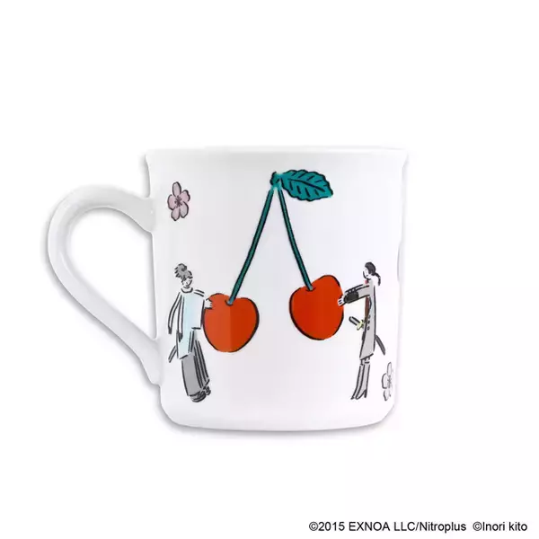 「「刀剣乱舞×鬼頭祈×九谷焼」刀剣男士と果物がかわいい♪ マグカップ＆うつわが登場」の画像