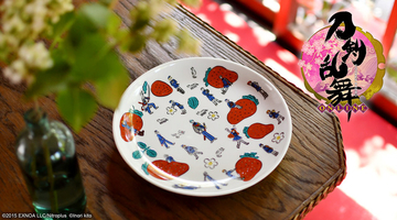 「刀剣乱舞×鬼頭祈×九谷焼」刀剣男士と果物がかわいい♪ マグカップ＆うつわが登場