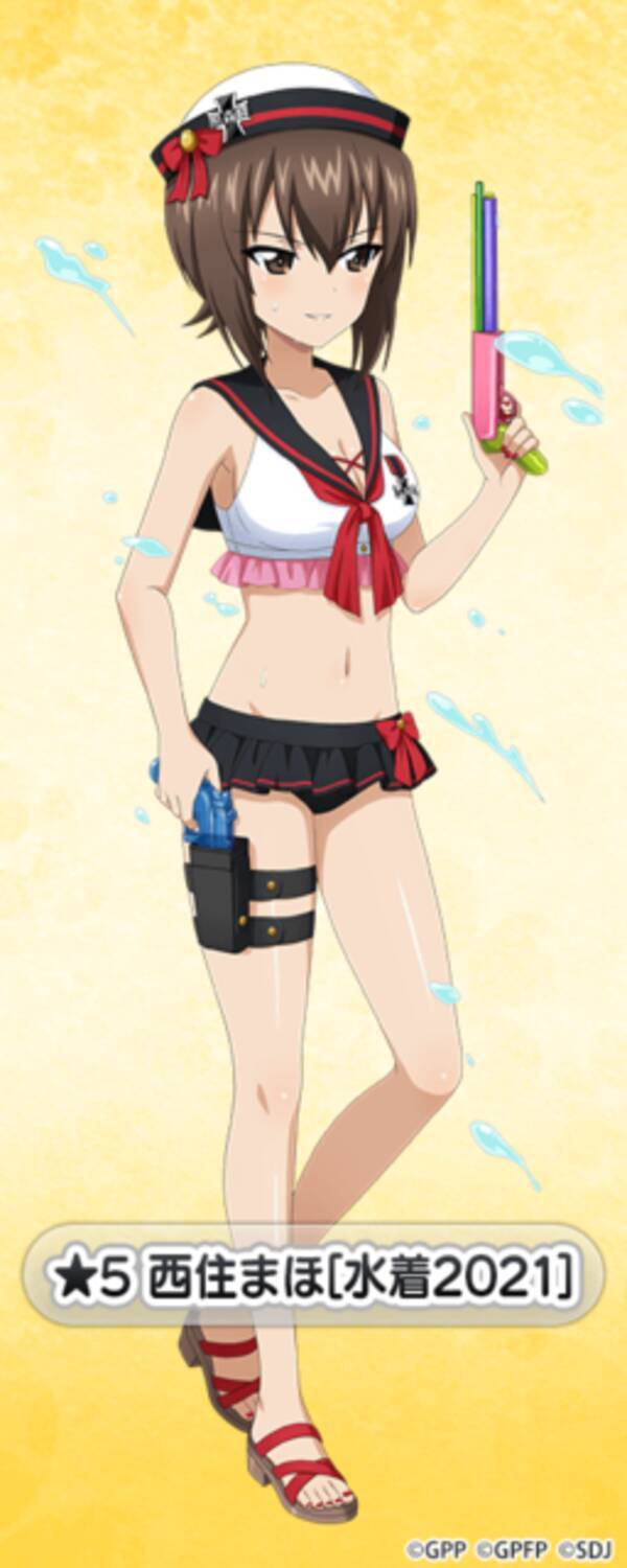 ガールズ パンツァー これが西住流の色気 家元 西住しほも 水着 で登場 戦車道大作戦 21年水着ガチャ 21年6月28日 エキサイトニュース