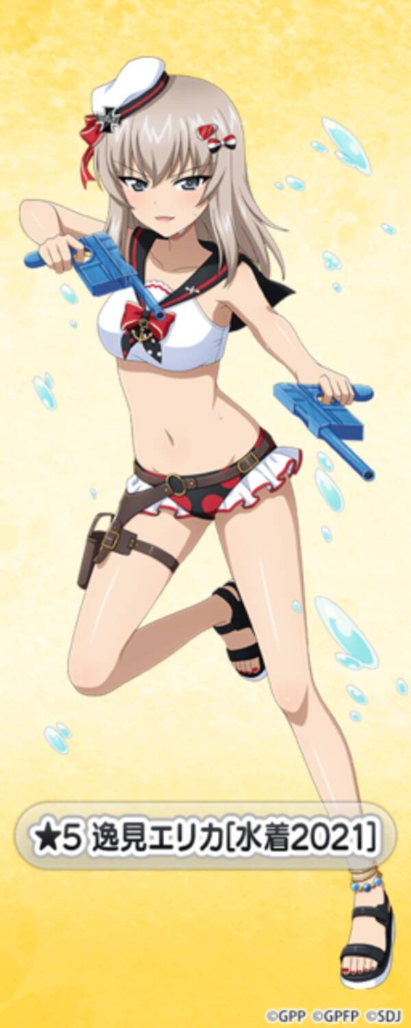 ガールズ パンツァー これが西住流の色気 家元 西住しほも 水着 で登場 戦車道大作戦 21年水着ガチャ 21年6月28日 エキサイトニュース