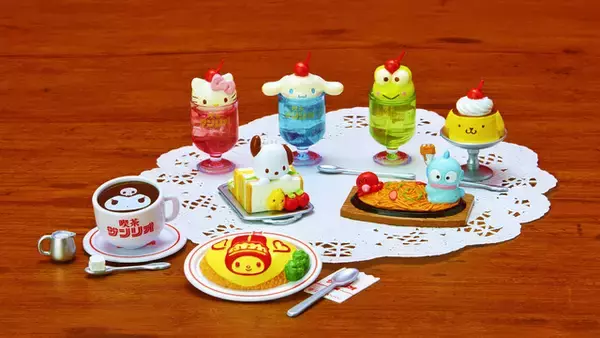「“喫茶サンリオ”へようこそ♪ ポムポムプリンやシナモロールのレトロな新グッズ登場」の画像