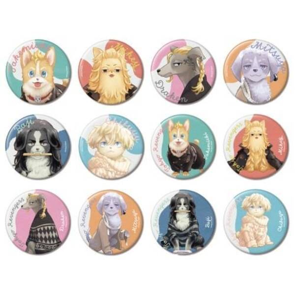 東京リベンジャーズ 推しが ワンコ の缶バッチになって登場 タケミチやマイキーたち全12種類 21年9月6日 エキサイトニュース