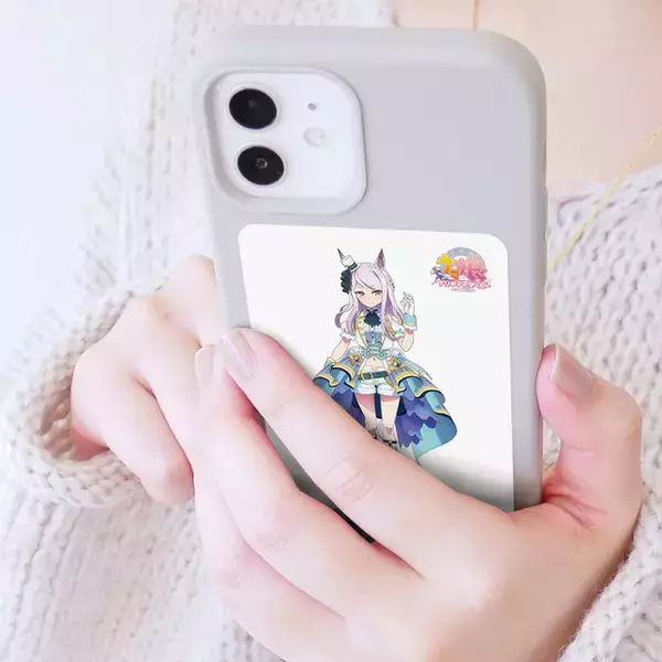 「「ウマ娘」ゴルシ、マックイーン、ライスたちをペタっと！ スマホ用“抗菌シール”発売」の画像