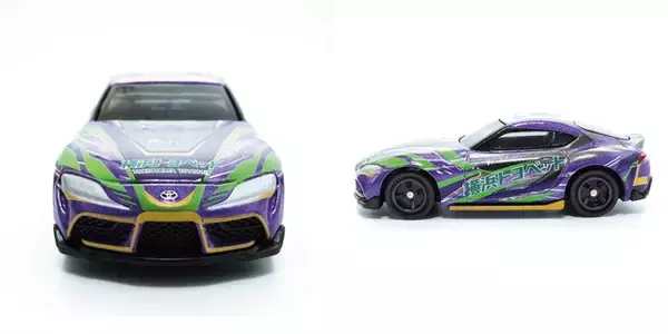 「“エヴァ初号機”レーシングマシンが「トミカ」に！コレクター心くすぐる完成度で再現」の画像