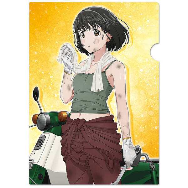 スーパーカブ 小熊が整備後に一息 クリアファイル マグカップ Tシャツが登場 21年10月5日 エキサイトニュース