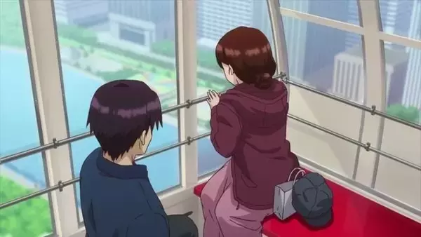 「秋アニメ「しょうたいむ！」観覧車が停止!? 揺れた拍子に密着した2人は…第4話先行カット」の画像