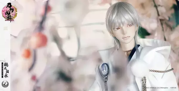 「「刀剣乱舞」鶴丸国永、白銀の麗姿を完全再現！キャストドール第3弾」の画像
