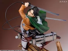 進撃の巨人 リヴァイ1 8スケールフィギュア発売中 躍動感溢れるポーズで立体化 21年11月日 エキサイトニュース