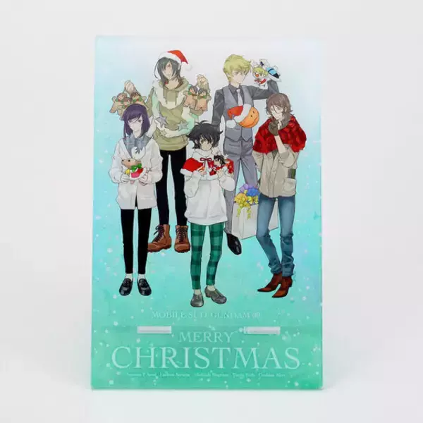 「ガンダム00」クリスマスは推しと一緒に♪ 刹那、ティエリアら描き起こしイラストグッズ登場