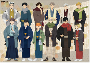 「ハイキュー!!」日向＆及川＆木兎＆宮兄弟ら12キャラが和服でおでかけ♪ アニメイトでフェア開催＆新グッズ発売