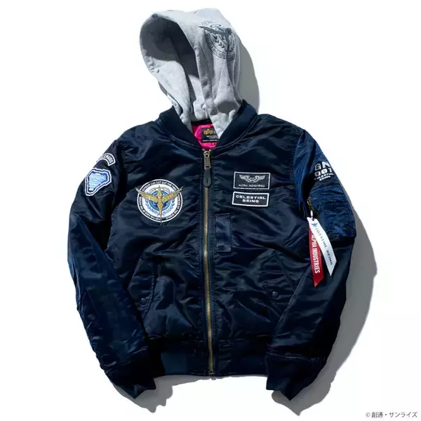 「「ガンダム00」刹那・F・セイエイモデルのMA-1も！ミリタリーブランド“ALPHA”コラボ登場」の画像