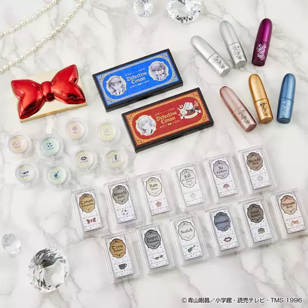 「「名探偵コナン」“蝶ネクタイ型変声機”アイシャドウや銃弾リップも！一番コフレに初登場」の画像