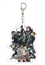 「進撃の巨人」ダイカットアクリルキーチェーン＆チケットホルダー新登場！ “ちみキャラ”デザインもキュート♪