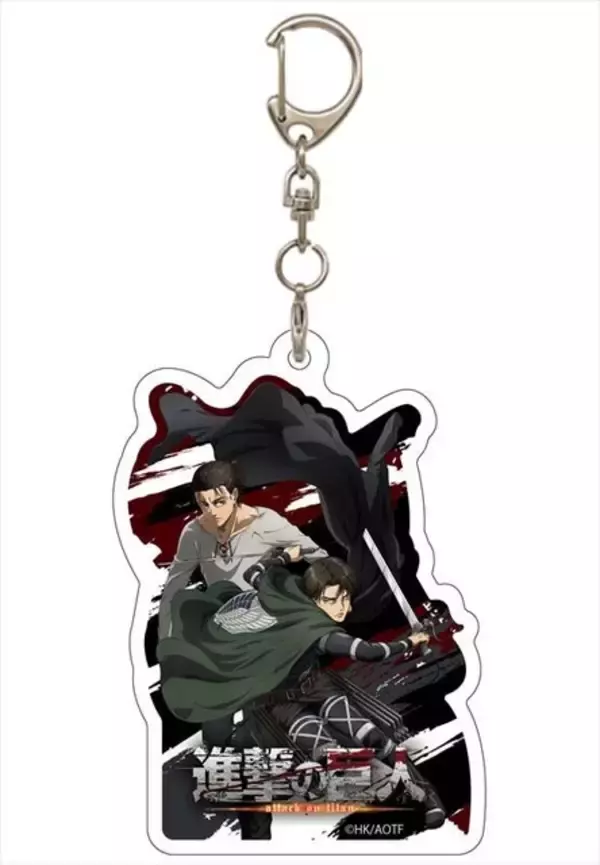 「「進撃の巨人」ダイカットアクリルキーチェーン＆チケットホルダー新登場！ “ちみキャラ”デザインもキュート♪」の画像