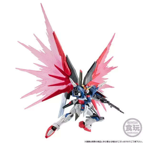 「ガンダムSEED DESTINY」シンの愛機デスティニーガンダムのフィギュアが登場！  お求めやすい価格でプレイバリューの高いアイテム