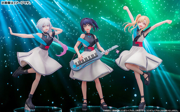 「超かぐや姫！」かぐや、彩葉、ヤチヨがフィギュア化！劇中歌「Ex-Otogibanashi」のコラボライブ衣装で登場