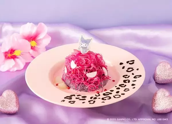 「「サンリオ」クロミがギャルに!?  Y2Kをイメージしたイマドキファッション、ムラサキ×ピンクがカワイイ♪テーマカフェ開催」の画像