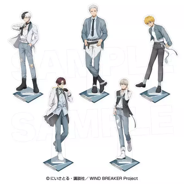 「「ウィンブレ」桜遥たちがクールデニムな装いで描き下ろし♪ グッズ販売＆実写映画の展示も登場のPOP UP SHOP開催」の画像