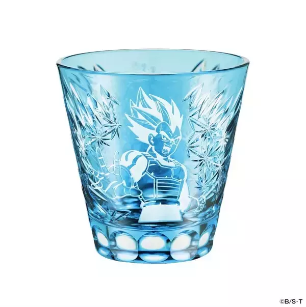 「「ドラゴンボールZ」孫悟空＆ベジータが超サイヤ人で必殺技を放つ！高級グラス限定400点登場」の画像