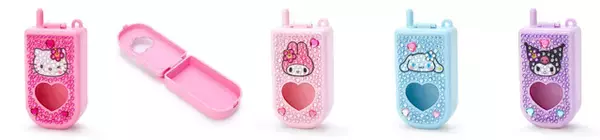 「「サンリオ」キティたちが“平成コギャル”に変身！ ガラケー、ハイビスカスがエモかわいいグッズ登場」の画像