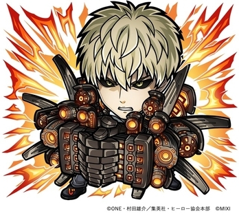 「ワンパンマン」サイタマやジェノス、戦慄のタツマキがコラボ召喚に初登場！「コトダマン」コラボが開催