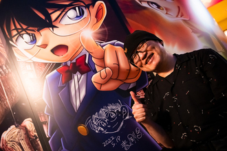 青山剛昌が「名探偵コナン・ワールド」訪問！ クオリティに興奮「登場人物が超リアル」