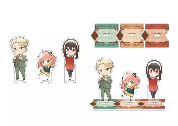 「「SPY×FAMILY」ちち、はは、アーニャがちっちゃくなった！ 描き下ろしちびキャライラストグッズが続々登場」の画像