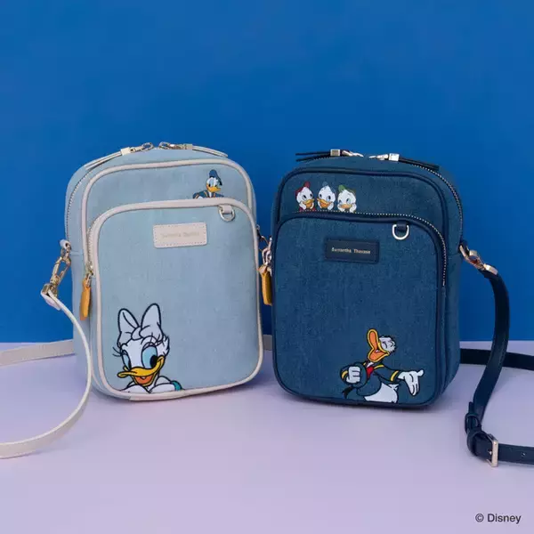「「ディズニー」ドナルド＆デイジー×サマンサタバサのバッグが超キュート☆デニム調やキャンバス生地などこれからの季節にピッタリ◎」の画像