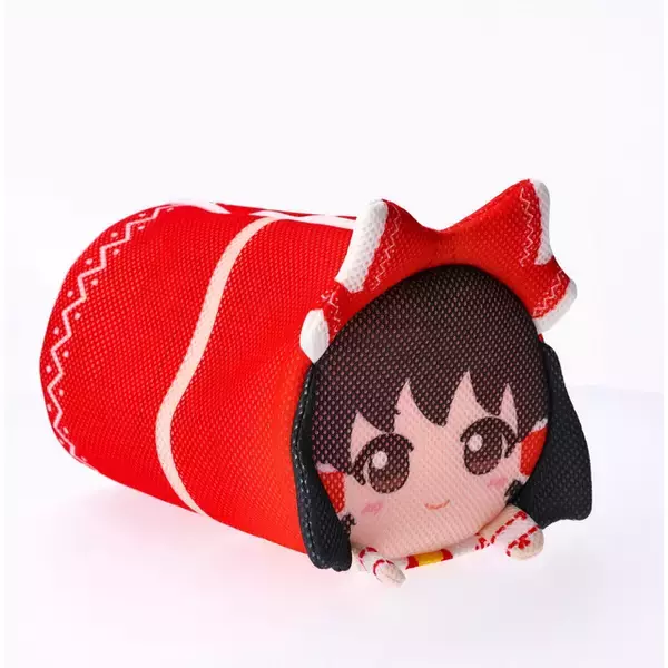 「「東方Project」霊夢、魔理沙、チルノが洗濯ネットになっちゃった♪ 洗濯機の中でぐるぐる回転し続ける姿を思わず眺めたくなっちゃう!?」の画像