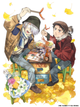 「鬼太郎誕生 ゲゲゲの謎」鬼太郎の父と水木が秋の装いに♪「ゲゲゲ忌2025」スペシャルイラスト公開