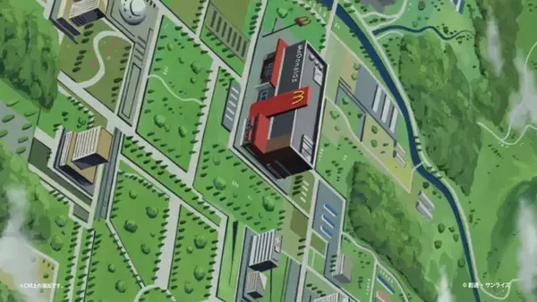 「「ガンダム」×マック「チキンタツタ」コラボ！“タツタ、マックに立つ！”次回予告風の完全新作アニメTVCMも放映」の画像