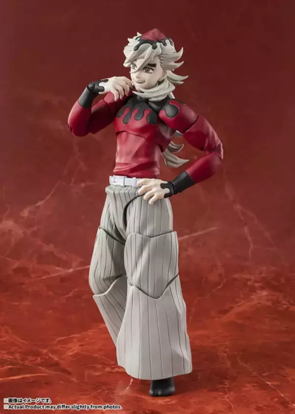 「いい夜だねぇ―「鬼滅の刃」上弦の弐・童磨のフィギュアが登場！ 扇つきで劇場版の血鬼術も再現できる!!」の画像