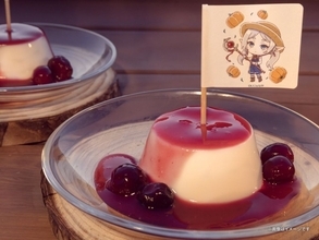 「葬送のフリーレン」“メルクーアプリン”を再現♪ ヒンメルらの農作業姿が可愛いフラッグ付き！「農園リゾートTHE FARM」コラボにスイーツ登場