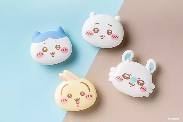 ぷっくりフェイスがかわいい♪ ちいかわ、ハチワレ、うさぎ、モモンガのマルチバーム登場！ 髪・唇・爪の保湿などマルチに使える