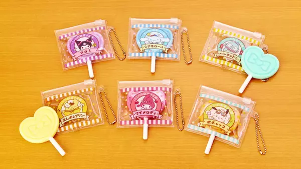 「「サンリオ」マイメロやプリン、シナモンが“昭和レトロ”感たっぷり！「駄菓子本舗シリーズ」登場」の画像