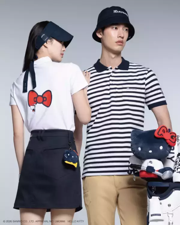 ハローキティとゴルフを楽しんじゃおう♪ パーリーゲイツの初コラボは遊び心が満載☆