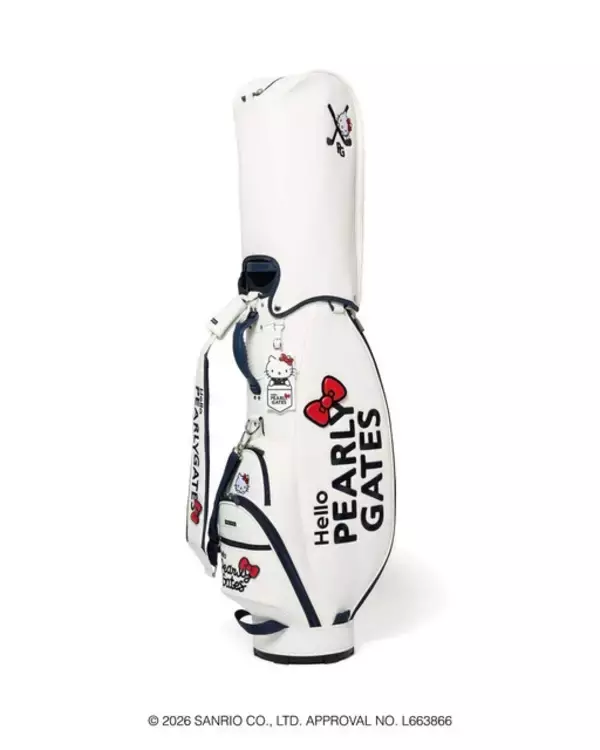 「ハローキティとゴルフを楽しんじゃおう♪ パーリーゲイツの初コラボは遊び心が満載☆」の画像