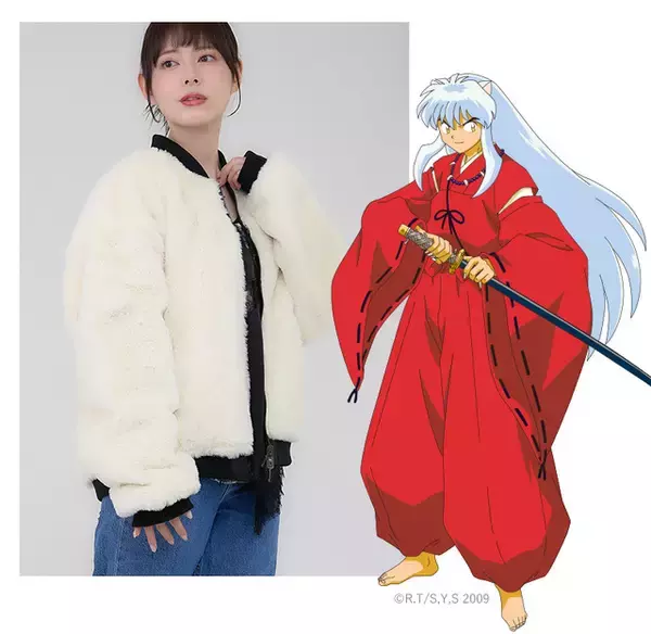 「犬夜叉」をイメージしたショルダーバッグ＆リバーシブルブルゾンが登場！四魂の玉をモチーフにしたネックレスも