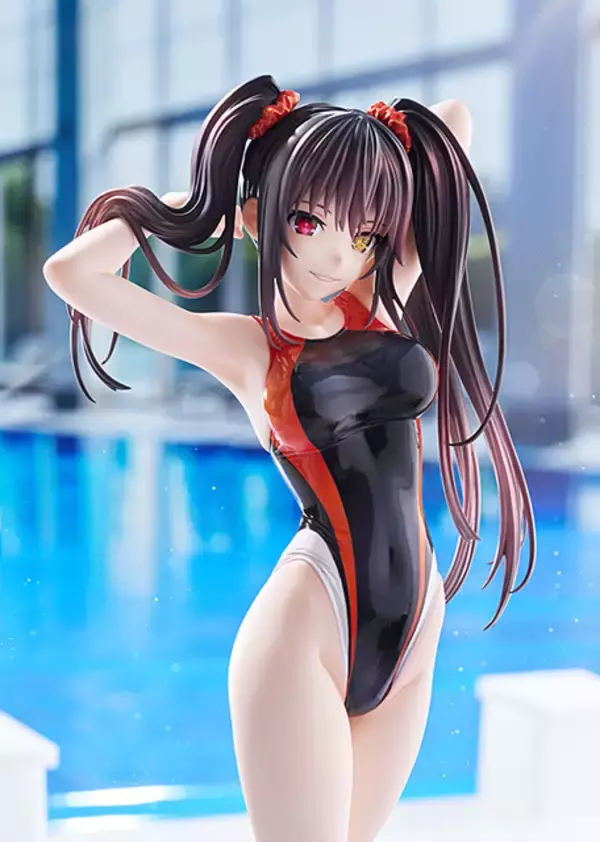 時崎狂三の競泳水着姿に目が奪われる…♪ 「デート・ア・ライブ」時崎狂三がフィギュア化！ 華奢で美しいボディライン…蠱惑的な魅力を忠実再現
