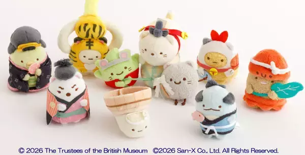 「「すみっコぐらし」大英博物館も公認!?  日本美術コレクション展とコラボ☆ しろくま、ぺんぎん？たちの限定アイテム登場」の画像
