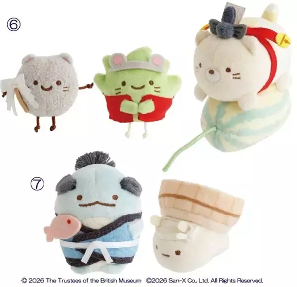 「「すみっコぐらし」大英博物館も公認!?  日本美術コレクション展とコラボ☆ しろくま、ぺんぎん？たちの限定アイテム登場」の画像
