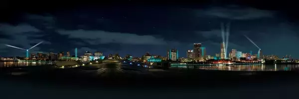 「“動くガンダム”が「水星の魔女」YOASOBI「祝福」にのせて新ポーズ♪ 11月24日から冬季特別演出実施」の画像