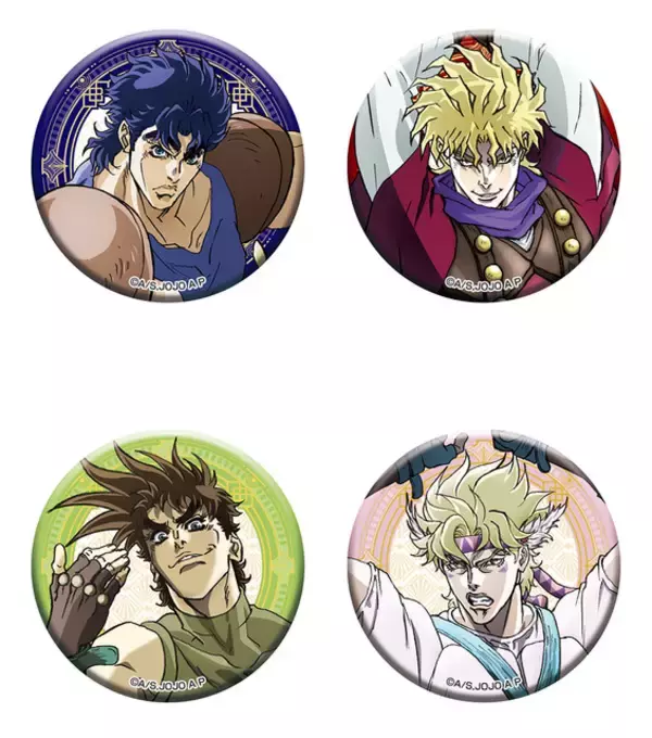 「「ジョジョ」ふるえるぞハート！ジョナサンとディオ、ジョセフとシーザーが新グッズにッ!!! Tシャツ、オーロラアクスタなど」の画像